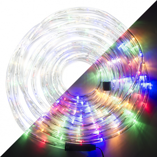 Afbeelding van Lichtslang / slangverlichting 6M met 144 LED lampjes multi div lichtstanden