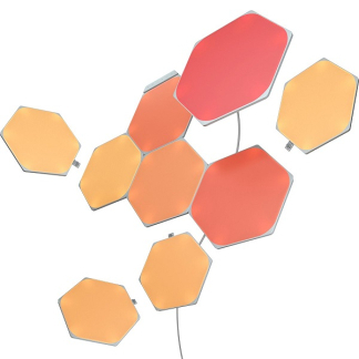 Afbeelding van Nanoleaf Shapes Hexagons Starterset 9 stuks (Wifi, Muzieksensor, Touchbediening, Incl. voedingskabel)