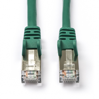 Afbeelding van Netwerkkabel Cat5e SF/UTP 15 meter (Groen)