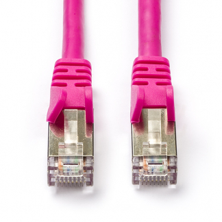 Afbeelding van Netwerkkabel Cat5e SF/UTP 15 meter (Roze)