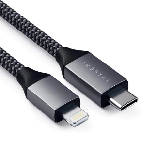 Afbeelding van Satechi Type C to Lightning Cable 1,8m space gray ST TCL18M