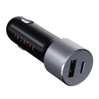 Afbeelding van Satechi 72W Type C PD Car Charger space grey ST TCPDCCM