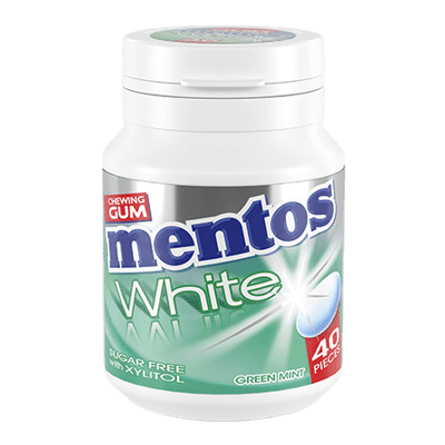 Afbeelding van Mentos White Green Mint 6 Potten