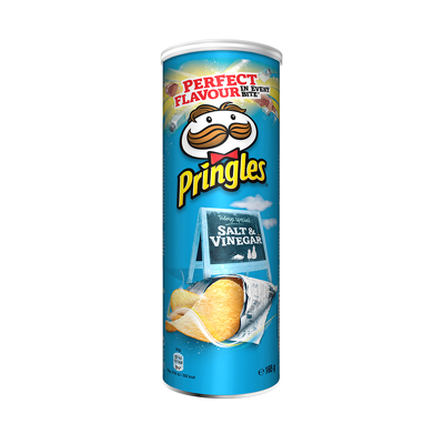 Afbeelding van Pringles Salt &amp; Vinegar 9stuks