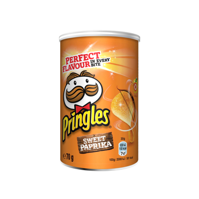 Afbeelding van Pringles Sweet Paprika 12x70g