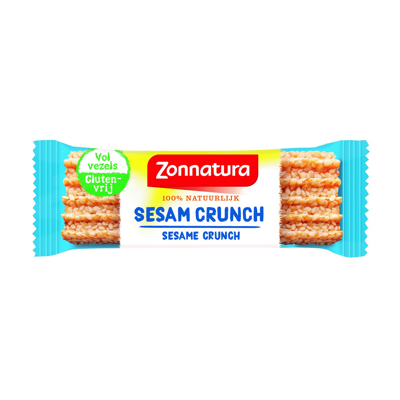 Afbeelding van Zonnatura Sesam Crunch 24 Repen