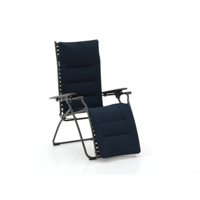 Afbeelding van Lafuma Evolution Be Comfort Relaxstoel Blue Encre Blauw Relaxstoelen