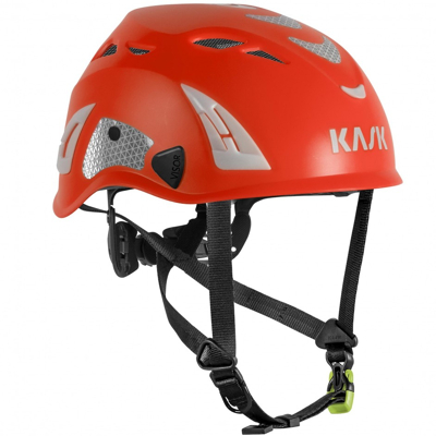 Afbeelding van Kask Superplasma PL industriële helm met Sanitized technologie hi viz rood