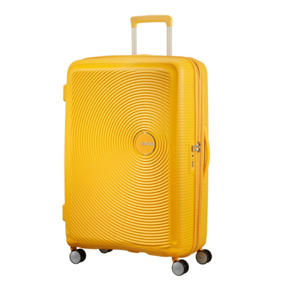 Abbildung von American Tourister Soundbox Spinner 77/28 TSA EXP Golden Yellow 884741371 Koffer mit 4 Rollen