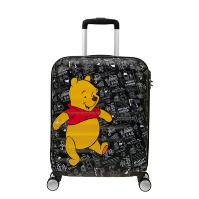 Abbildung von American Tourister Wavebreaker Disney Spinner 55/20 Winnie The Pooh Koffer mit 4 Rollen Kindertrolley Mädchen&amp;Junge Hartschale Kinderkoffer