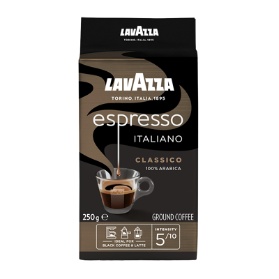 Afbeelding van Koffie Lavazza gemalen Caffè Espresso 250gr