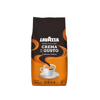 Afbeelding van Lavazza koffiebonen cafe crema e gusto classic, zak van 1 kg koffie