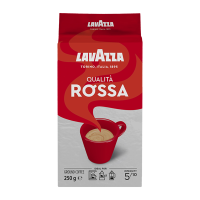 Afbeelding van Koffie Lavazza gemalen Qualita Rossa 250gr