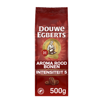 Afbeelding van 6 stuks Douwe Egberts Aroma Rood Koffiebonen 500 gram 3 kg