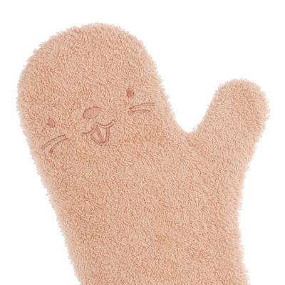 Afbeelding van Nifty Shower Glove Pink Beaver
