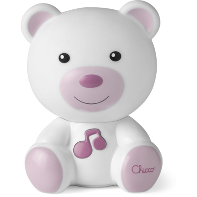 Afbeelding van Chicco Dreamlight Bear Pink Nachtlampje met Muziek C09830.10