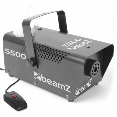 Afbeelding van BeamZ compacte metalen rookmachine S500 met rookvloeistof