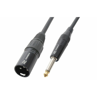 Afbeelding van PD Connex XLR Male 6.3mm Mono jack kabel 3 meter