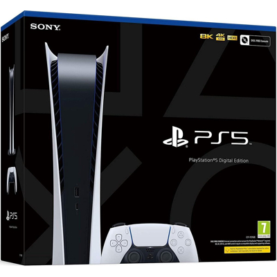 Afbeelding van Sony PlayStation 5 Console Digital Edition Wit, Zwart 825GB
