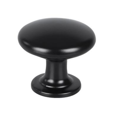 Afbeelding van Meubelknop bol, rond 29 mm zwart