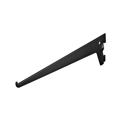Afbeelding van Plankdrager voor wandrail enkel zwart 300 mm