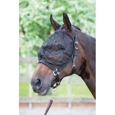 Image de Harry&#039;s Horse Masque anti mouches licou Cob Noir
