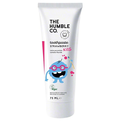 Afbeelding van Humble Brush Toothpaste Strawberry Kids 75ML