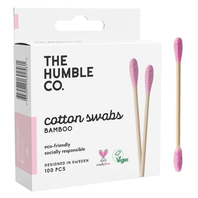Afbeelding van Humble Brush Wattenstaafjes bamboe paars