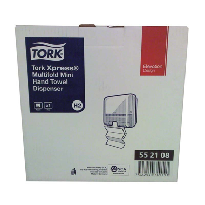 Afbeelding van Tork Xpress Mini Multifold Handdoekdispenser Kunststof Zwart H2 552108