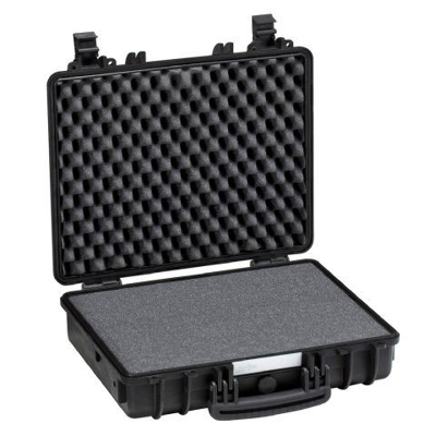 Afbeelding van Explorer Cases 4412HL Koffer Zwart met Plukschuim