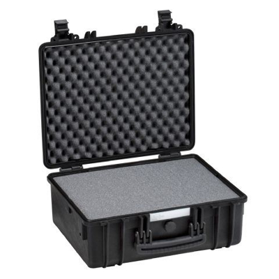 Afbeelding van Explorer Cases 4419HL Koffer Zwart met Plukschuim