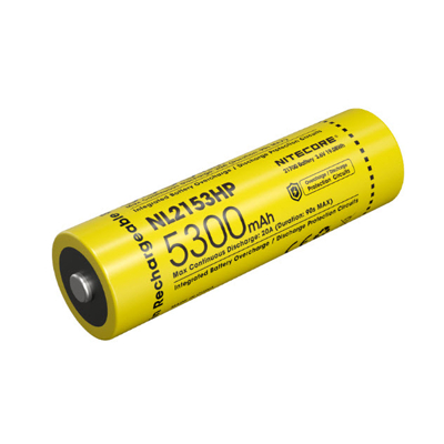 Afbeelding van Nitecore NL2153HP Oplaadbare 21700 Li Ion batterij 5300mAh