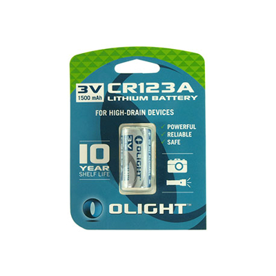 Afbeelding van Olight RCR123A Lithium Batterij 1600 mAh