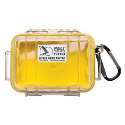 Afbeelding van Peli™ Case 1010 Microcase geel transparant