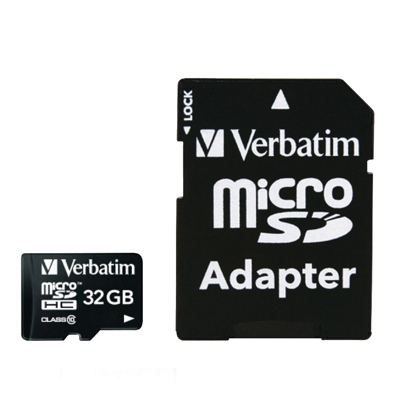 Afbeelding van Micro SDHC Geheugenkaart Klasse 10 32 GB Verbatim