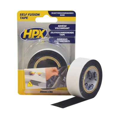 Afbeelding van HPX Zelfvulkaniserende tape Breedte: 19 mm, Lengte 10 meter, Kleur: Zwart