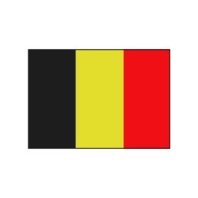 Afbeelding van Belgische Vlag 70 x 100 cm Katoen