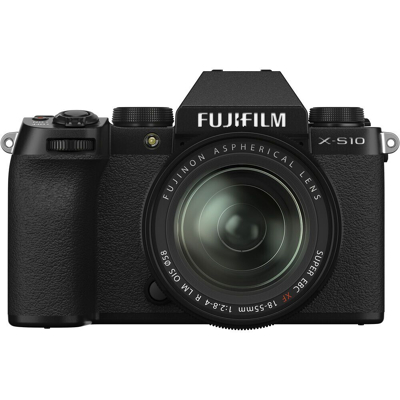 Afbeelding van Fujifilm X S10 + XF 18 55 Zwart