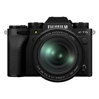 Afbeelding van Fujifilm X T5 Body + XF16 80 Zwart