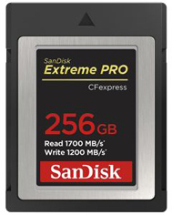 Afbeelding van Sandisk CFexpress Extreme Pro 256GB 1700 / 1200MB/s Type B