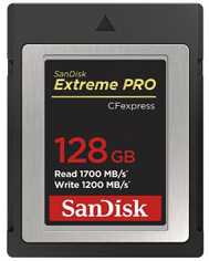 Afbeelding van Sandisk CFexpress Extreme Pro 128GB 1700 / 1200MB/s Type B