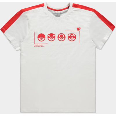 Afbeelding van Pokémon Pokemon Trainer Men&#039;s T shirt White