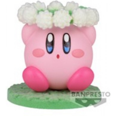 Afbeelding van Kirby Fluffy Puffy Figure with Flowers