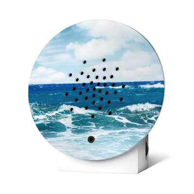 Afbeelding van Relaxound Bewegingssensor Oceanbox Met Zee Geluiden Oplaadbaar Limited Edition Spring 24 Blue Atlantic 5x10,8x11,5cm Nice thingZ