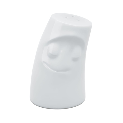 Afbeelding van Tassen zoutstrooier met gezicht Cuddly Wit 4,5x7,5cm