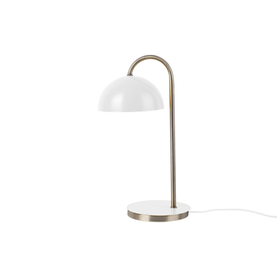 Afbeelding van Tafellamp Dome ijzer mat wit, Decova Design Tafellampen
