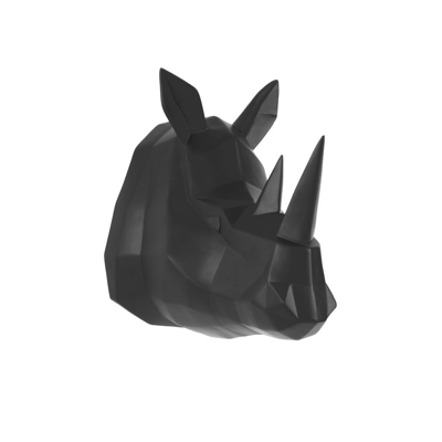 Afbeelding van Pt Dierenkop Origami Zwart 27,5x21x29,5cm