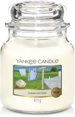 Afbeelding van Yankee Candle Clean Cotton Medium Jar