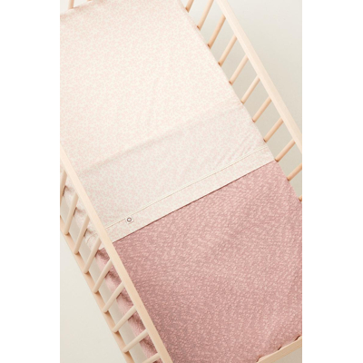 Afbeelding van Ledikant deken Melange knit 100x140 cm Misty Rose 100x140cm