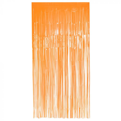 Afbeelding van Neon Oranje Deurgordijn 200x100cm